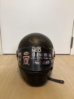 Arai RAPIDE-NEO フラットブラック ミラーシールド付きのサムネイル