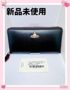 【新品未使用】Vivienne Westwood 人気の長財布　ブラック×レッドのサムネイル