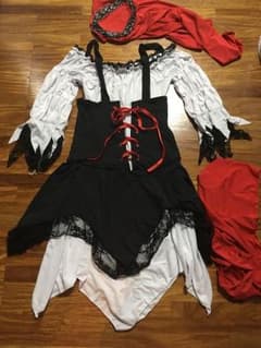 海賊 女性 コスプレ 3点セット Mサイズ 新品未使用のサムネイル