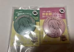 越知月光 缶バッジ 桜色 ミント色のサムネイル