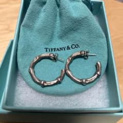 Tiffany & Co. シルバー フープバンブーピアスのサムネイル