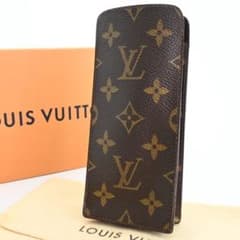 美品　ルイヴィトン　モノグラム　エテュイリュネット サーンプル メガネケース 美品 ルイヴィトン モノグラム エテュイリュネット サーンプル メガネ