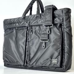 極美品 PORTER TANKER ブラック×オレンジ 2way ブリーフ 極美品 PORTER TANKER ブラック×オレンジ 2way ブリーフ - メルカリ