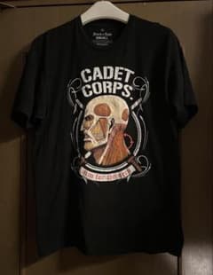 [US 헌 옷 진격의 거인 Cadet CorpsXL 블랙 멕시코제]