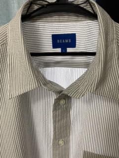 beams 半袖　シャツ　ストライプのサムネイル