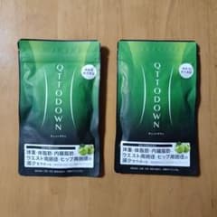 QTTO DOWN ダイエットサプリ 110mg 2個セット - メルカリ