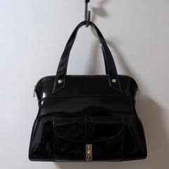ANNA MARIE 黒 エナメルバッグのサムネイル