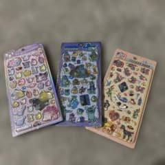 ★立体シール3種セット★のサムネイル