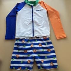 HOT-B ベビー水着 ラッシュガード セット 男の子100㎝のサムネイル
