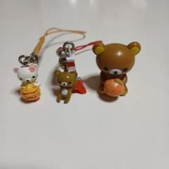 リラックマ ご当地ストラップ 2個+置物 - メルカリ