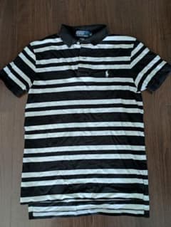 Polo by Ralph Lauren ボーダー ポロシャツ ブラックのサムネイル
