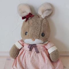 【希少】サンアロー　うさぎ　ぬいぐるみ　ブラウン　昭和レトロ　アンティーク　レア m16576313638_1.jpg?1772884391