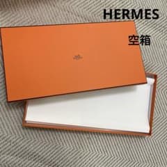 HERMES 空箱のみ スカーフの箱 オレンジボックス - メルカリ
