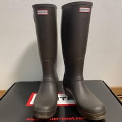HUNTER メンズ 長靴 レインブーツ 28cm 希少カラー　チョコレート HUNTER メンズ 長靴 レインブーツ 28cm 希少カラー チョコレート