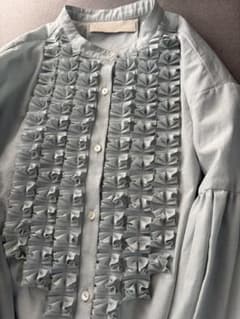 MARILYN MOON　モダンタックフリルシャツ 完売カラー　ミント MARILYN MOON モダンタックフリルシャツ 完売カラー ミント - メルカリ