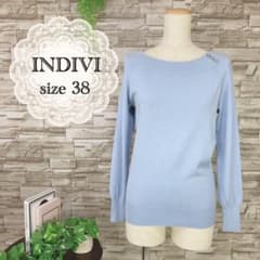 jjapril様♡INDIVI ペールブルー くすみカラー フェミニンのサムネイル