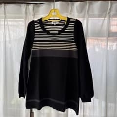 SONIA by Sonia Rykiel ストライプ綿セーター 38のサムネイル