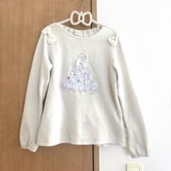 mezzo pianoドレス刺繍付きトレーナー 140cmのサムネイル