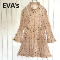 EVA's◇시아 롱블라우스 꽃무늬 레이스 자수 클래식 로리타