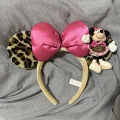 ミニー・マウス ヒョウ柄カチューシャのサムネイル