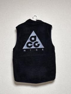 NIKE ACG ブラック フリースベスト Lサイズ - メルカリ