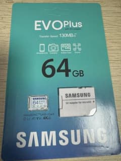Samsung EVO Plus 64GB microSDXCカードのサムネイル