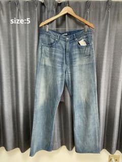 AURALEE SELVEDGE FADED LIGHT DENIM PANTSのサムネイル