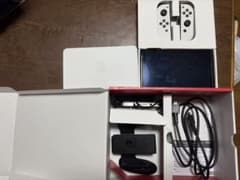 椿*様 Nintendo Switch 有機ELモデル 本体 ホワイト　パワプロのサムネイル