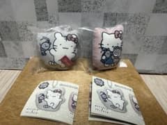 ホワイトタイガーとブラックタイガー×サンリオキャラクターズ クッションマスコット