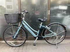 中古電動自転車 ブリヂストン アルベルト 26インチスカイブルー横浜