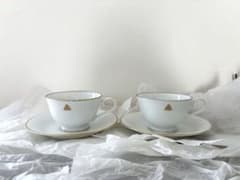 未使用品】山の上ホテル カップ&ソーサー2脚セット ヴィンテージ 