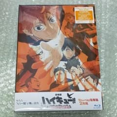 극장판 하이큐!! 쓰레기 버려진 장소의 결전 Blu-ray 호화판 2장 세트 미개봉