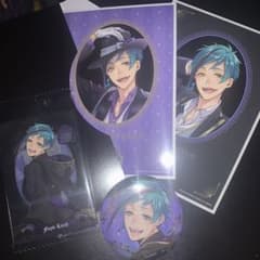 【ツイステ フロイド 】ブロマイドセットJ賞＆缶バッジ＆ウエハースのカードのサムネイル