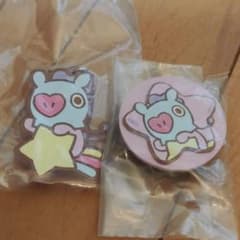 BT21 이치 반 복권 MANG 고무 매력 스마트 폰 링