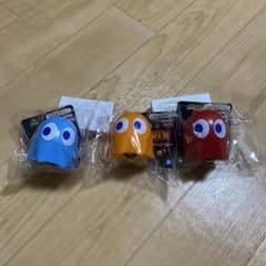 パックマン　プルバックカー　ゴースト　レッド　オレンジ　ブルー　3個　新品