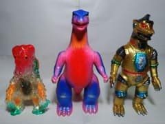 ブルマァク 3点まとめ売り リトルヘドラ(オーロラ) ゴジラ メカゴジラ ブルマァク 3点まとめ売り リトルヘドラ(オーロラ) ゴジラ メカゴジラ