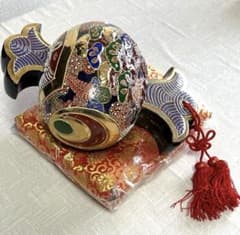 九谷焼 置き物 打ち出の小槌 縁起物 伝統工芸品 陶器 本体約20×30cm 九谷焼 置き物 打ち出の小槌 縁起物 伝統工芸品 陶器 本体約20