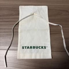 STARBUCKS コットン 巾着袋 ギフト袋のサムネイル