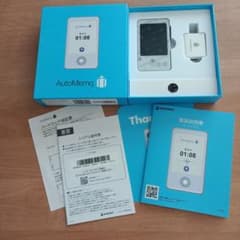 新品☆AutoMemo S（オートメモ）AIボイスレコーダー 文字起こし機能付）のサムネイル
