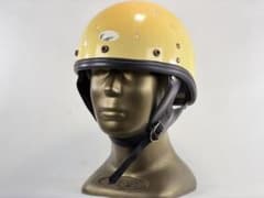 Buco Protector 白ラメ　ブコ　ハーフ　ビンテージヘルメット Buco Protector 白ラメ ブコ ハーフ ビンテージヘルメット - メルカリ