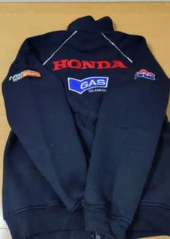 HONDA HRCジャケット 黒色 フルジップのサムネイル