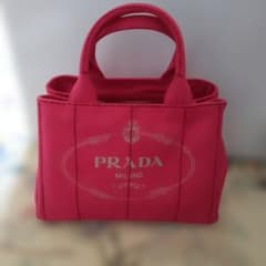 PRADA CANAPA プラダ カナパ トートバッグ ピンク - メルカリ