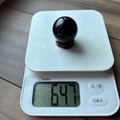 モリオンスフィア 黒色 台座付きのサムネイル