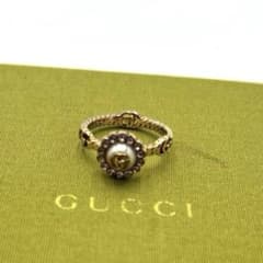 GUCCI リング S12号 ダブルG リング ロゴ インターロッキグ GG - メルカリ