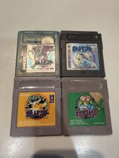 ポケットモンスター ゲームボーイ ソフト 4本セットのサムネイル
