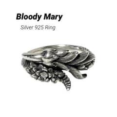BloodyMary ブラッディマリー Bloom 開花 リング シルバー925 - メルカリ