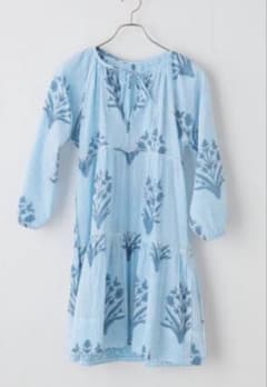 SZBlockprints PriyaDressinClassicBlue XS - メルカリ