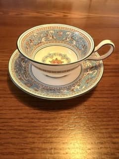 WEDGWOOD フローレンティン ターコイズ カップ＆ソーサーのサムネイル