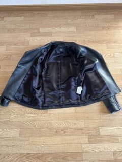 レザージャケット ライダースジャケット ブラックのサムネイル