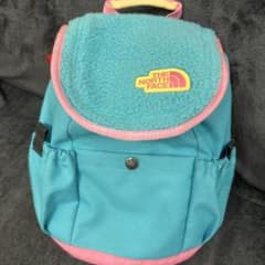 THE NORTH FACE キッズ リュック ライトブルー×ピンクのサムネイル